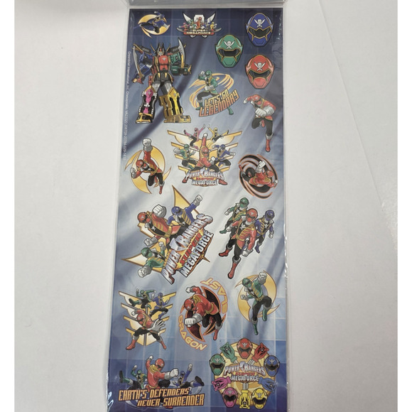 Power Rangers super Megaforce sticker fun pack 2 packs of 3 sheets 2014 - Picture 4 of 8